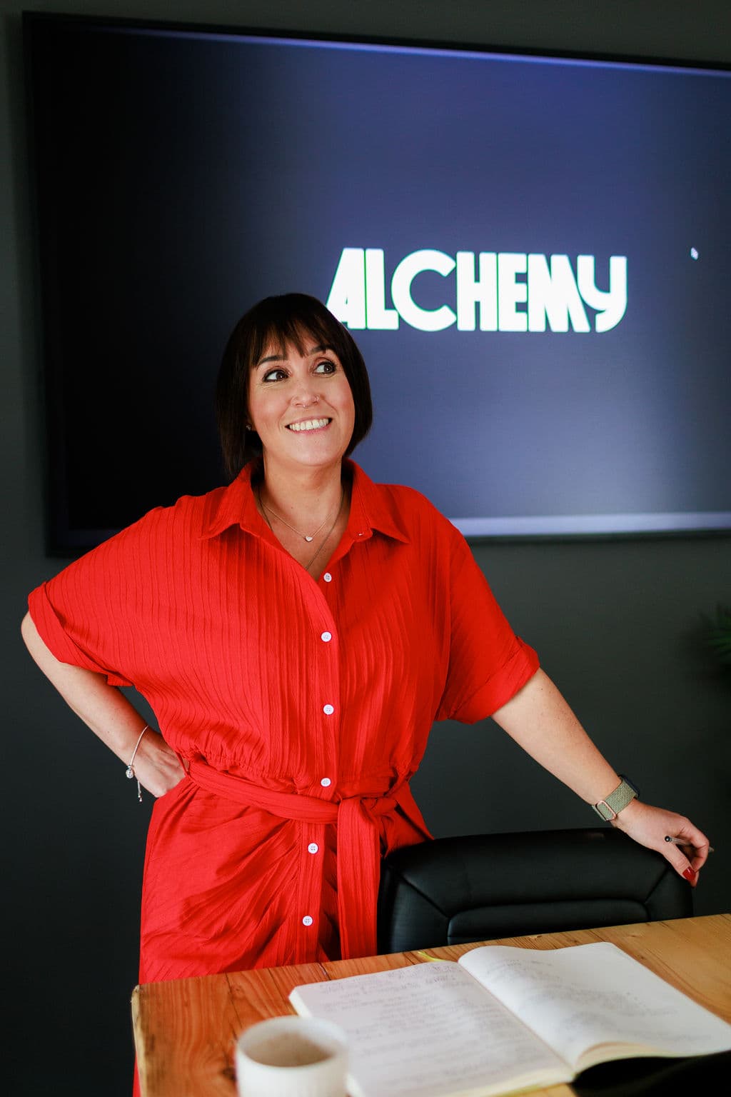 Alchemy brand strategy session in the studio
