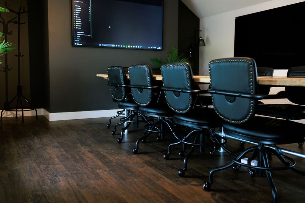 The Alchemy studio set up for a brand strategy workshop